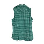 Green Plaid Sleeveless Blouse M By Great Northwest Clothing Co. Size M Photo 1