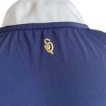 Smith & Quinn women's small blue and white short sleeve pullover polo top Photo 7