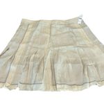 J.Crew Women’s Pleated Scarf-print Skirt in Drapey Viscose Twill Size 18 NWT Photo 0