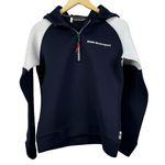 BMW‎ Motorsport Racing 1/4 Zip Pullover Hoodie Women's Size S Blue Photo 6