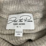 Feel The Piece Oatmeal Sleeveless Turtleneck M/L – Soft Ribbed Tencel Knit Tan Size undefined Photo 10