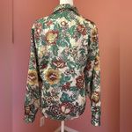 Diane Von Furstenberg VTG 90’s professional business cas Floral romantic botanical button down top 10 Photo 1