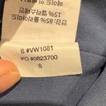 Vuori  Evolve Square Neck Bra Small Blue Athletic Luxury Minimalist Crop‎ Top Photo 3