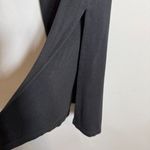 NLT One Shoulder Jersey Bodycon Midi Dress Women's Small Black Side Slit LBD Photo 7