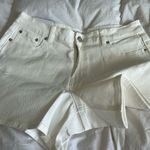 Juicy Couture  White Denim Jean shorts, Size 10, 4” inseam, NWT Photo 6