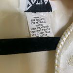 Vintage Cream Gold Metallic Brocade Blazer Sz Small Photo 9