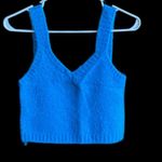 ZARA  Blue Tank Sweater with Alpaca Wool. So Soft. NWT Photo 5