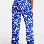 Topshop NWT Oversized Mom Jean With Swirl Print In Blue Photo 4