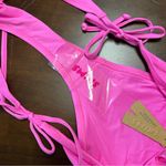 SKIMS NWT Swim Dipped Tie Bottoms in Taffy Pink SW-TBM-0797 Size 3X Photo 13
