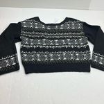 Sam Edelman  Women Boat Neck Long Sleeve Allover Print Sweater Size Medium NEW‎ Photo 0