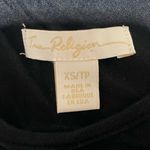 True Religion  Sleeveless Tank Top Black Open Back blouse Size XS modal 90s Y2K Photo 4