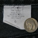 Faded Glory Vintage 80s  Black High Waisted Denim Shorts Photo 5