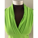 Tzu Tzu Tank Top Womens L Bright Green V Photo 1