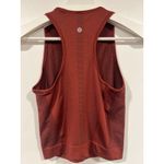 Lululemon Relaxed Fit Breathable Muscle Tank Top Orange Small Athleisure Photo 2