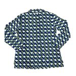 Roberta Roller Rabbit  Blue Green Multi Color Tunic Top Photo 1