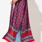 Loft Border Floral Duster Kimono Coverup Top Photo 1