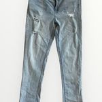 Seven 7 Jeans Seven Jeans High Rise Slim Straight Destructed Jeans Photo 5