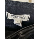 Madewell  Denim Jeans Washed Black High Rise Tapered Parisian City Baddie Clean Photo 4