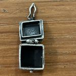 Source Unknown Sterling Silver 925 Prayer Box Pendant Charm Signed Vintage Ornate Photo 3