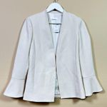 Club Monaco CLUB MONOCO Cream Blazer Bell Sleeve Jacket Size 2 Photo 0