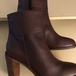 Seychelles women brown leather heel boots US 10 Photo 9