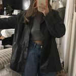 Mossimo Supply Co 100% Genuine Leather Vintage Jacket Photo 5