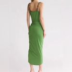Veronica Beard  Biava Dress in Forest Army Photo 3