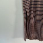 Fleur Bleue| Brown and Navy Straight Maxi t Photo 2