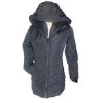 Diesel Women's S Black Long
Chevron Quilted Hooded Puffer Coat
Jacket Photo 2
