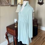 Bebop Comfy  Shirt Dress Babydoll Sage Knit  New Photo 4