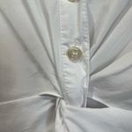 STAUD Clea White Collared Midi Shirt Dress Minimalist Chic Resort Wear Small Size 2 Photo 5