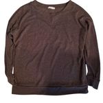 Cherish Brown Crewneck Sweater Relaxed Fit Photo 0