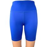 TNA Women's Blue Mid Rise Pull On Yoga Workout Athletic Biker Shorts Size XXS Photo 0