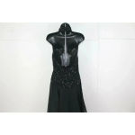 Niteline black beaded evening dress size 4 Black Photo 5