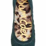 Sam Edelman | Cayla Suede Flat Teal 6.5 Photo 0
