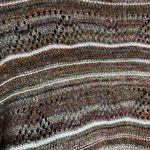 Alfred Dunner Open Front Sweater Cardigan Neutral Tone Women’s Sz Large Metallic Brown Photo 4