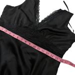 Petal and Pup  Brennan Maxi Slip Dress Black Lace V Neck Sleeveless Elegant Size L Photo 8