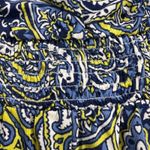 Soma Strapless Shorts Romper Plaza Paisley Indigo Optional Straps Size S Blue Photo 7