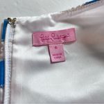 Lilly Pulitzer Lilly‎ Pulitzer Blue Stripe Floral Embroidery Sleeveless Flare Joslin Dress Sz 6 Photo 9