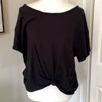 Urban Outfitters Cute and Simple Black Flowy Short Sleeve Tee Photo 0
