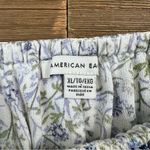 American Eagle AE Floral Bubble Hem Crop Top Photo 3