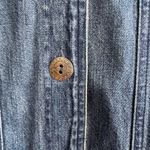 Bobbie & Brooks Bobbie Brooks denim Jean button up jacket floral embroidered size large Photo 2