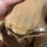 Aerie  Original Wide Leg Flare High Waisted Ribbed Legging Mustard- Size Small Photo 7