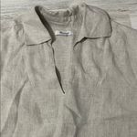 Madewell Linen Dress V-Neck Photo 4