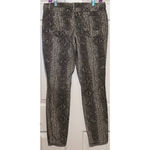 Mossimo Supply Co Women's Skinny Green Snakeskin Pants Size 15 Fit 6 28" Inseam‎ Photo 1