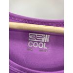 32 Degrees Heat 32 Degree Cool Tee Womens Size Medium NWT Purple Short Sleeve Scoop Neck Shirt Photo 3