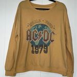 AC/DC World Tour 1979 Sweatshirt 2021 G7 Yellow Size L Photo 0
