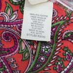 Raga New  Red Boho Crop Top Tie Front NWT Size Medium Sexy Boho Top Paisley‎ Photo 2