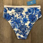 Cupshe  Bikini Bottoms High-Waisted Blue Photo 2