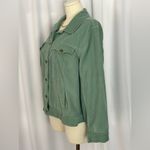 Source Unknown Caribbean Joe Sage Green Corduroy Button-up Women's Jacket (1013) Photo 4